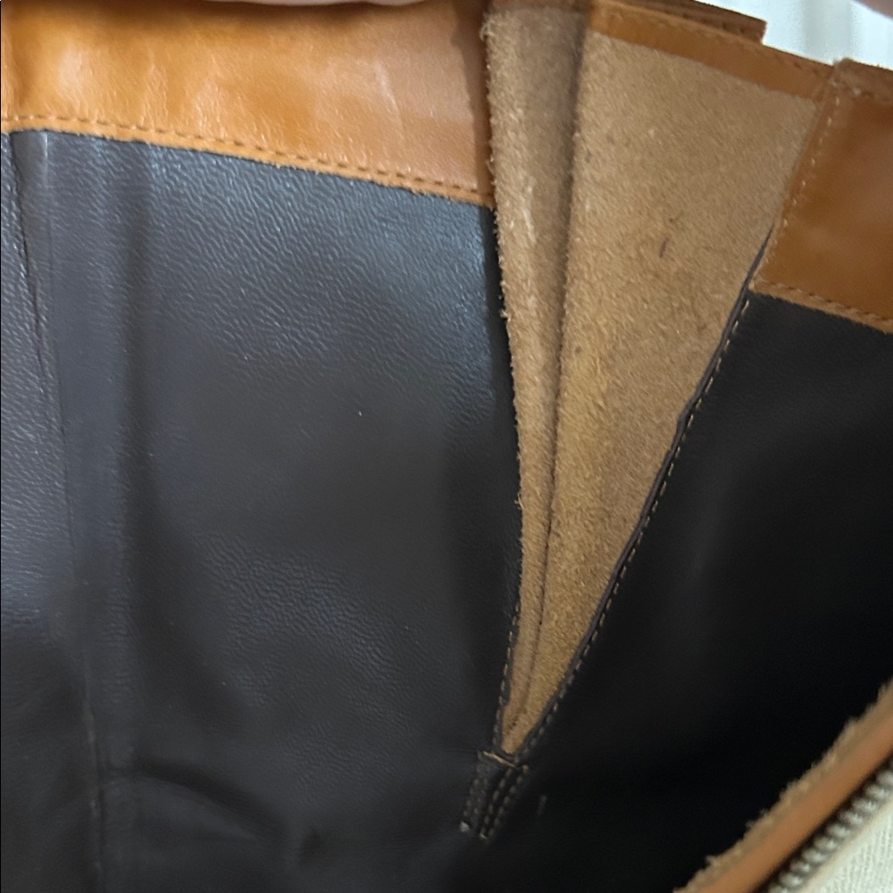 C Label Tan and Cream Heeled Boots - Picture 14 of 16